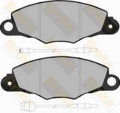 BRAKE ENGINEERING pa1145 -  Комплект тормозных колодок, дисковый тормоз